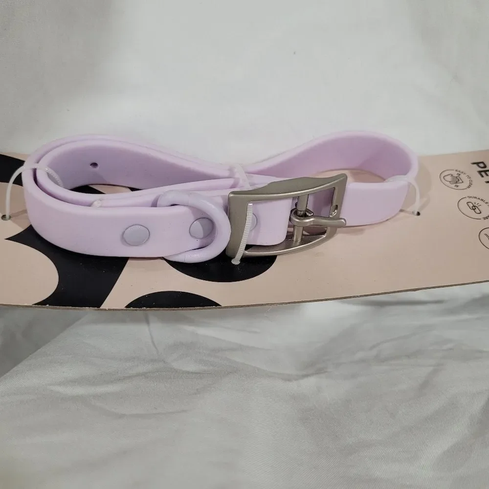 Heart to tail size MEDIUM lavender pet collar - Picture 4 of 5
